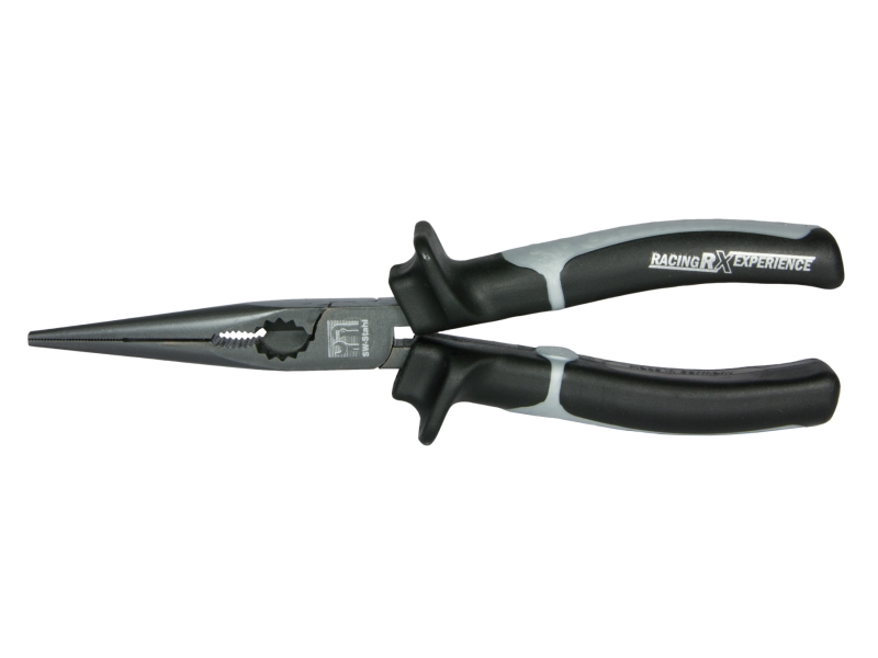 SWSTAHL Profi-Telefonzange 200 mm, gerade RaceRX Serie 40735SB Flachrundzange Titan Image