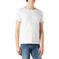 Replay Herren T-Shirt Kurzarm mit Rundhals Ausschnitt, Weiß (Optical White 001), XXL