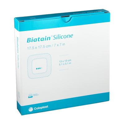 Biatain Silicone Schaumverband 17,5x17,5 cm 5 St Verband Image