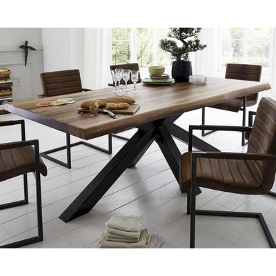 Bodahl Concept4You »Chicago« Massivholz Esstisch Rustic Oak Baumkante 200 cm / 110 cm / öl finish Image