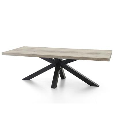 Bodahl Concept4You »Chicago« Massivholz Esstisch Rustic Oak Gerade Kante 280 cm / 100 cm / white wash Image