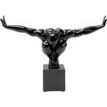 Kare Design deco figure athlete, black, sculpture, home decor, handmade, 29x43x15cm