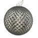 Vickerman 530344 - 4" Limestone Durian Glitter Ball Christmas Tree Ornament (6 pack) (N188525D)