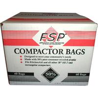 Whirlpool 18 in. Plastic Trash Compactor Bags - 60 Pack