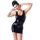 The Latex Collection Women's 29001731011 Latex Mini Dress Xs, Black (Nero 001), One (Size: X-Small)