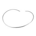 The Mexican Collection Hallmarked Solid 925 Sterling 925 Silver Choker Torc Necklace for Women