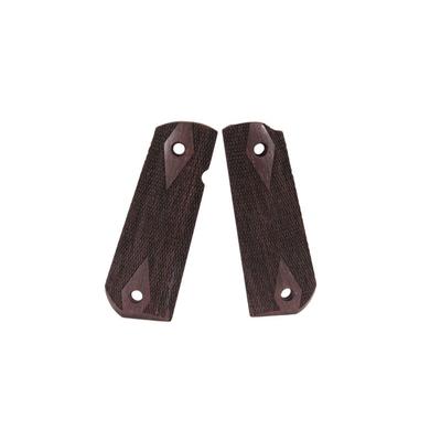 Hogue 1911 Govt. Ambidextrous Safety Cut Grip Model Round Heel Checkered Rosewood 45941