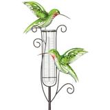 Regal Art & Gift 12091 - Hummingbird Rain Gauge Garden Stake