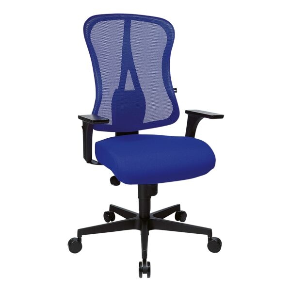 Topstar Bürostuhl »Art Comfort Net« ohne Armlehnen mit schwarzem Fußkreuz blau Image