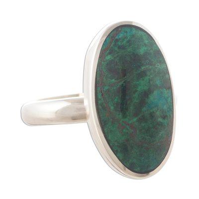 'Legacy' - Sterling Silver and Chrysocolla Ring