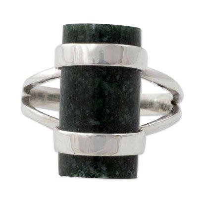 Jade cocktail ring, 'Sweet Maya'