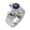 'Direction' - Handcrafted Sterling Silver and Lapis Lazuli Ring