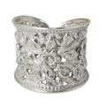 'Mae Ping Jasmine' - Floral Sterling Silver Band Ring from Thailand