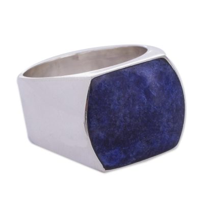 Clarity,'Sodalite Domed Ring'