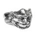 Men's sterling silver cocktail ring, 'Father Monkey'
