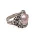 Bali Refinement,'925 Sterling Silver Freshwater Cultured Pearl Cocktail Ring'