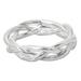 'Intertwining' - Hand Crafted Modern Sterling Silver Band Ring