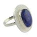 'Whisper' - Lapis Lazuli and Sterling Silver Cocktail Ring from India