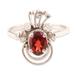 Garnet ring 'Dazzling Dew'