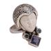Honored Knight,'Amethyst and Blue Topaz Face Shaped Ring from Bali'