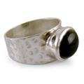 Enchanted Splendor,'Sterling Silver Single Stone Onyx Ring from India Jewelry'