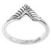 Dove Wing,'Hand Made Sterling Silver Band Ring from Indonesia'