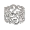 Weaving Vines,'Indonesian Classic Style 925 Sterling Silver Band Ring'