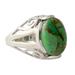 Sterling silver ring, 'Forest Quest'