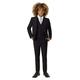 Roco Boys Black Modern Fit Suit, 3 Piece Wedding Suit, Jacket, Waistcoat & Trouser Set, 7 Years