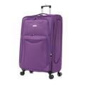 FLYMAX 32" Extra Large Super Lightweight 4 Wheel Suitcase Luggage Expandable with Wheels Purple