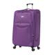 FLYMAX 32" Extra Large Super Lightweight 4 Wheel Suitcase Luggage Expandable with Wheels Purple