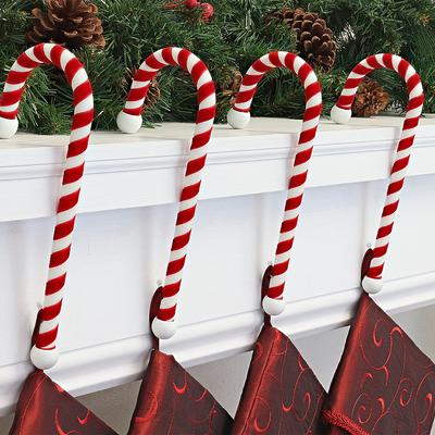 Christmas Candy Cane Stocking Holders, Set Of Four...
