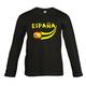 Supportershop Fußball-T-Shirt – Spanien – Kinder 110 Schwarz (Schwarz M/L)