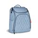 SONARIN Multifunction Baby Nappy Changing Backpack with Changing Mat and Stroller Strap,Large Capacity,Diaper Bag,Travel Backpack Organizer,Waterproof, Large Opening on The Back,Stylish(Blue)