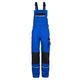 TMG® Work Bib and Brace Overall for Men, Work Dungarees with Knee Pad Pockets Blue W40 L31
