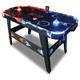 Carromco Airhockey Tisch Fire & Ice - Air hockey Spieltisch mit LED Lichteffekten - mit belüftetem Spielfeld, beleuchteten Pucks und elektronischem Punktezähler - Gewicht 18 kg, Uni