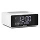 TechniSat DIGITRADIO 52 – Stereo DAB Radiowecker (Uhrenradio, Wecker, DAB+, UKW, Snooze-Funktion, Sleeptimer, dimmbares Display, Wireless-Charging Funktion, Stereo Lautsprecher 2 x 1 W) weiß