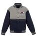 Youth JH Design Navy Colorado Avalanche Poly-Twill Full-Snap Jacket