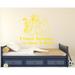 Decal House Classic Winnie the Pooh Nursery Bedroom Wall Decal Vinyl in Yellow | 22 H x 24 W in | Wayfair NL113-Yellow