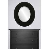 Ebern Designs Mahika Framed Oval Accent Mirror in Black | 43 H x 31 W x 1 D in | Wayfair D12671432FC448E6ADB8C4771FDF8AE7