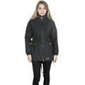 Trespass Women's Celebrity Warm Waterproof Jacket With Removable Hood, Black, S UK