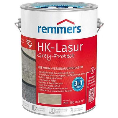 HK-Lasur 3in1 Grey-Protect silbergrau, 5 Liter, Holzlasur für Vergrauung außen, 3 Holzschutz Image