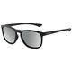 Dirty Dog 53490 Satin Black Satin Black Shadow Square Sunglasses Polarised Driving Lens Category 3 Lens Mirrored Size 53mm