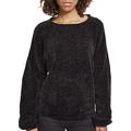 Urban Classics Women's Ladies Oversized Chenille Sweater Sweatshirt, Black (Black 00007), XL