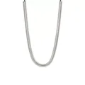 Anne Klein Silver-Tome Collar Necklace, Gray