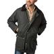 Rydale Men's Thirsk Classic Wax Jacket Waxed Cotton Country Check Lining Coat Olive