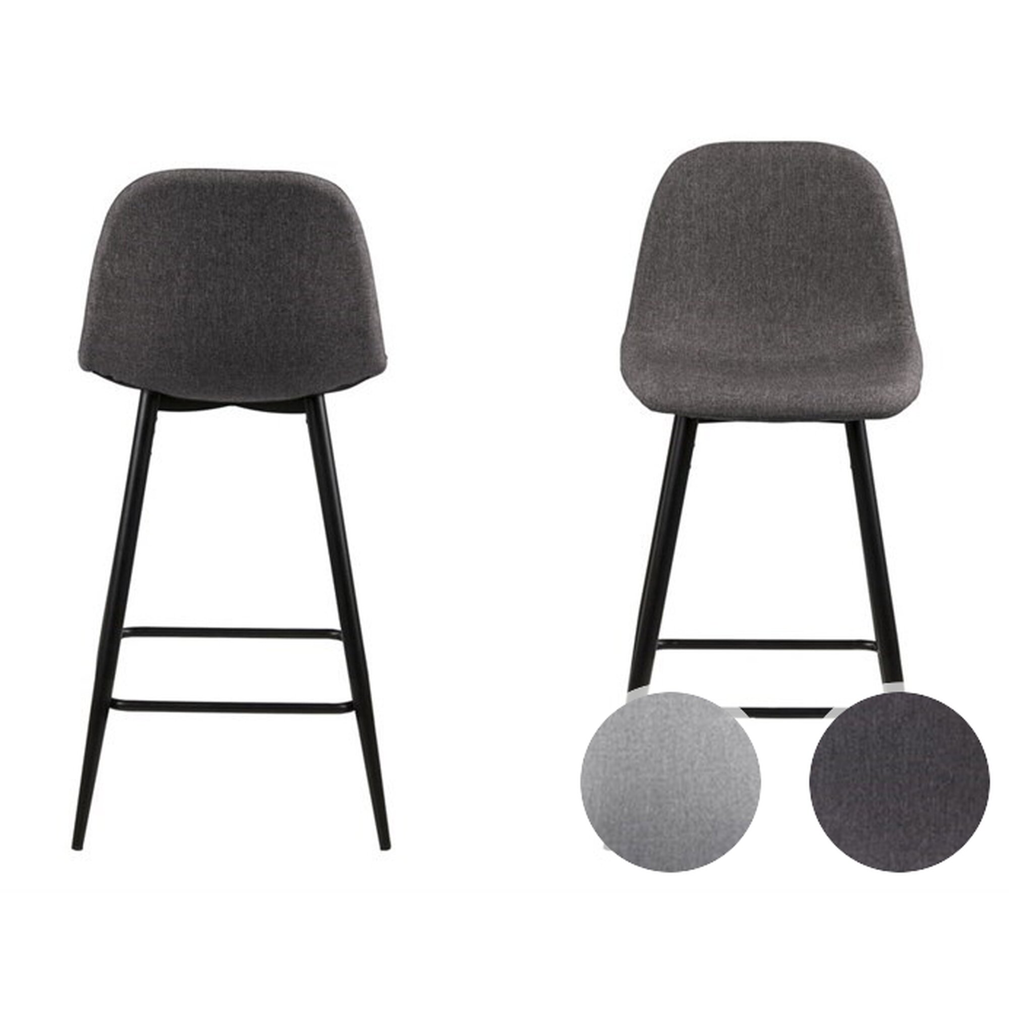 Actona »Wilma« Counterstuhl 44x91x48 cm / hellgrau Image