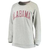 Women's Pressbox Gray Alabama Crimson Tide Helena Comfy Sweatshirt