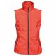 Regatta TRA848 72F90 Professionelle Octagon II 3-lagige wasserdichte Softshell-Bodywarmer, Klassisch Rot (Schwarz), XXL