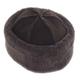 Lambland Ladies Genuine Double Faced Sheepskin Dome Hat in Brown